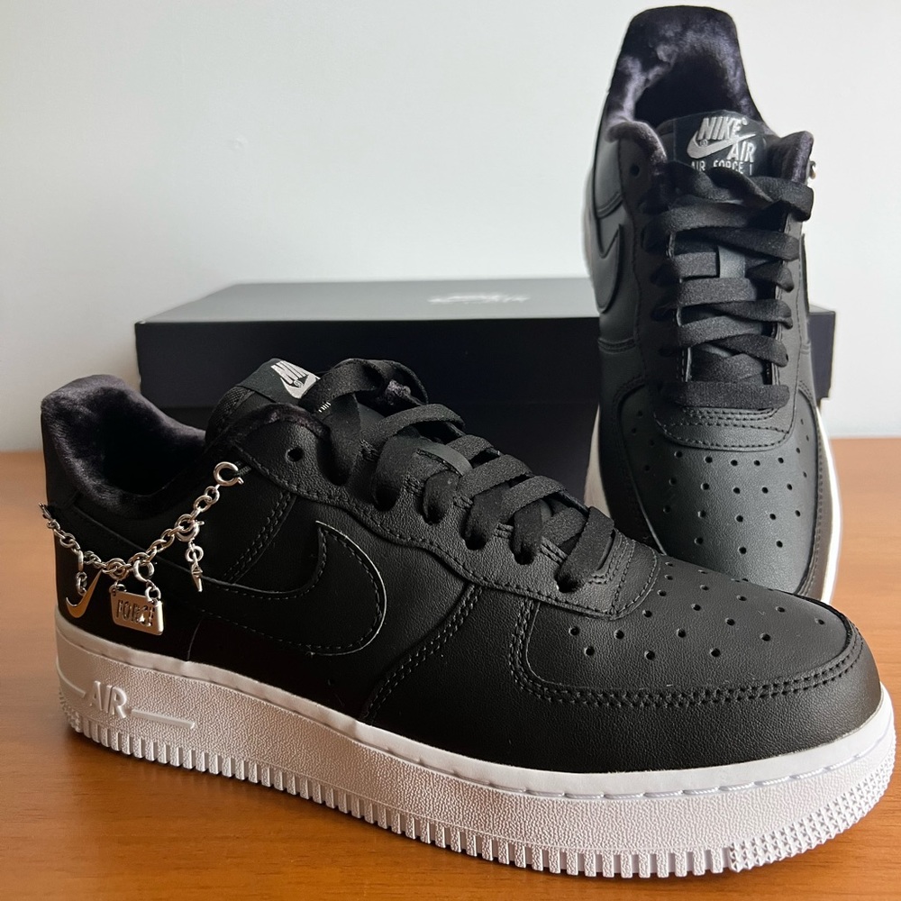 Nike Air Force 1 Low LX - Lucky Charms Collection - Black/White - Size 7.5